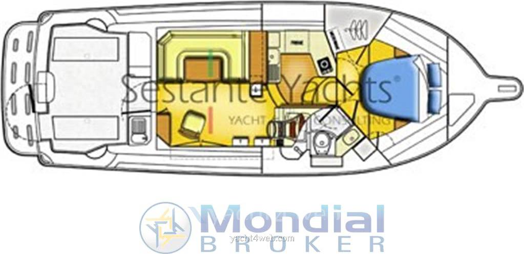 Riviera marine 33 flybridge Barca a motore usata in vendita