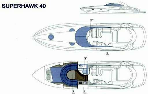 Sunseeker Sunseeker Superhawk 40 niclis