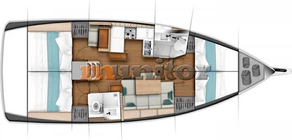 Jeanneau Sun odyssey 440 Flybridge