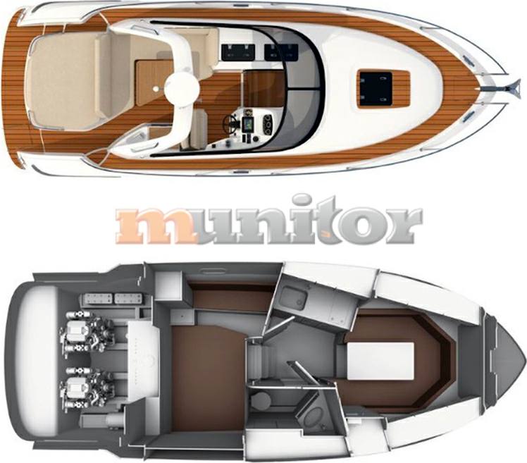 Bavaria S29 diesel barca a motore