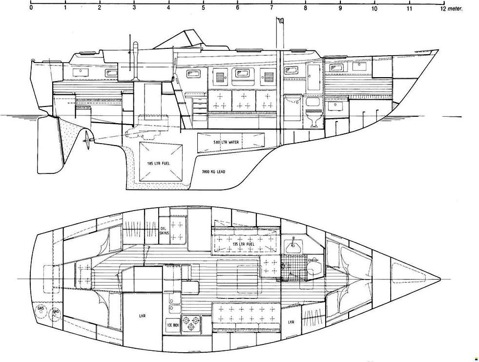Hallberg rassy 38 barca a vela