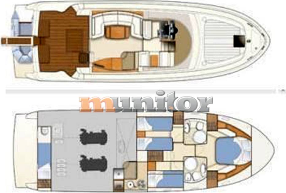 Ferretti 460 fly barca a motore