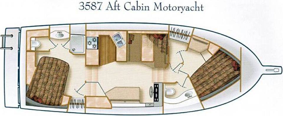Bayliner 3587 aft cabin barca a motore