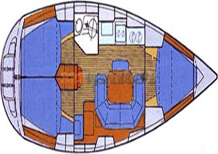 Bavaria 35 holiday القوارب الشراعية