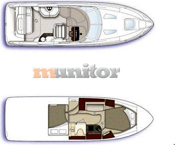 Sea ray 325 da barca a motore