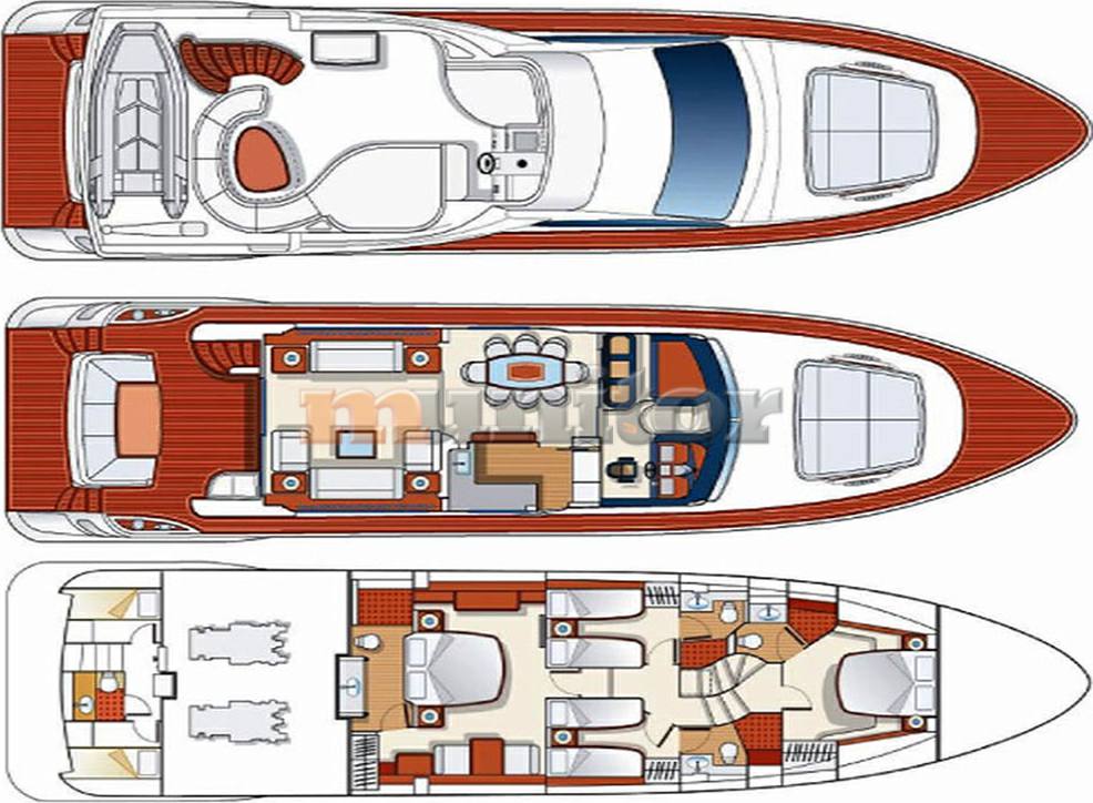 Azimut 75 fly barco à vela