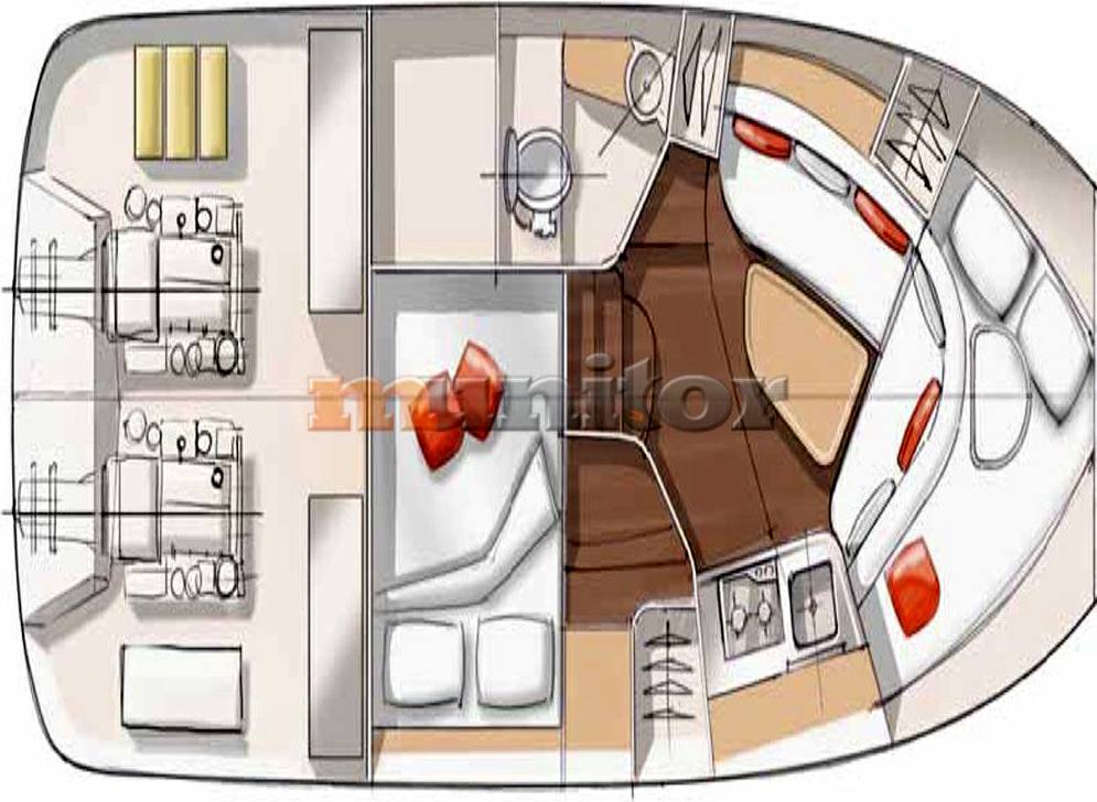 Beneteau Monte carlo 32 barca a motore