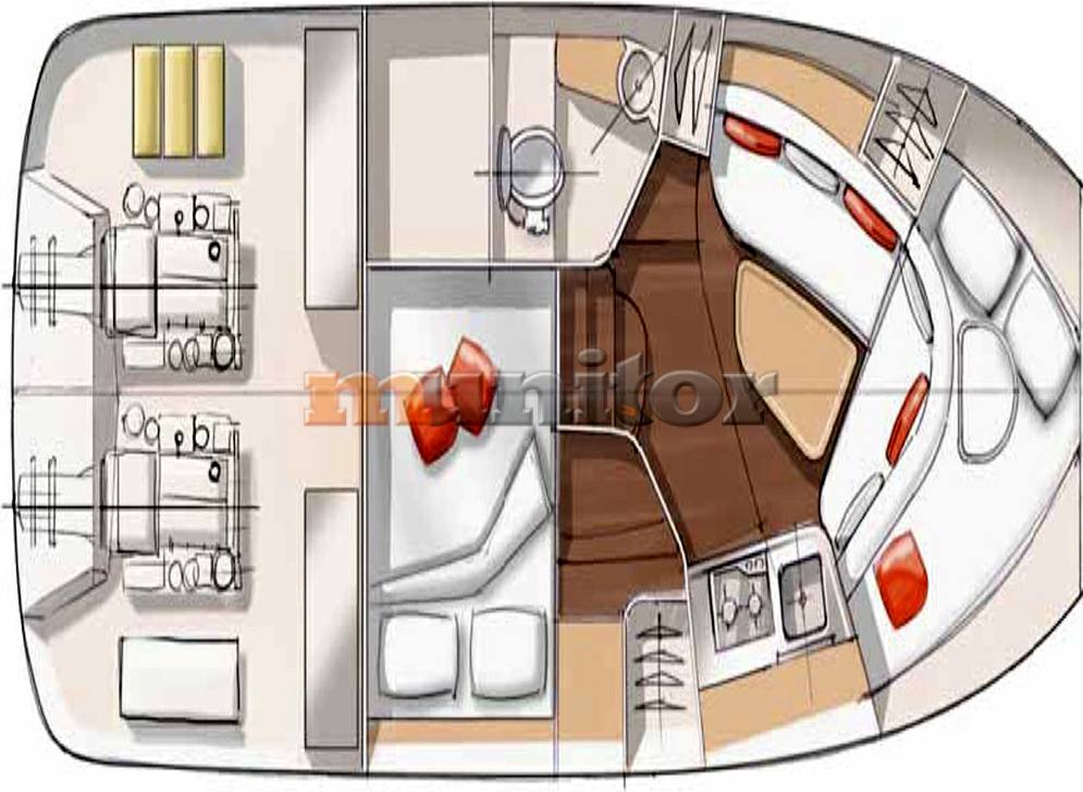 Beneteau Monte carlo 32 قارب بمحرك