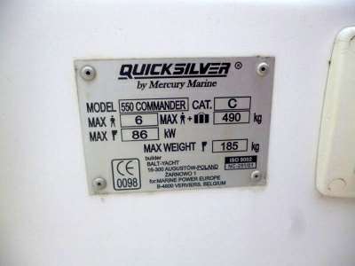 QUICKSILVER QUICKSILVER 550 commander