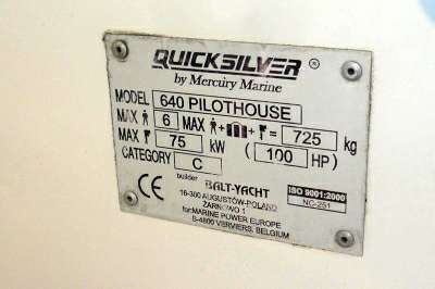 QUICKSILVER QUICKSILVER 640 pilothouse