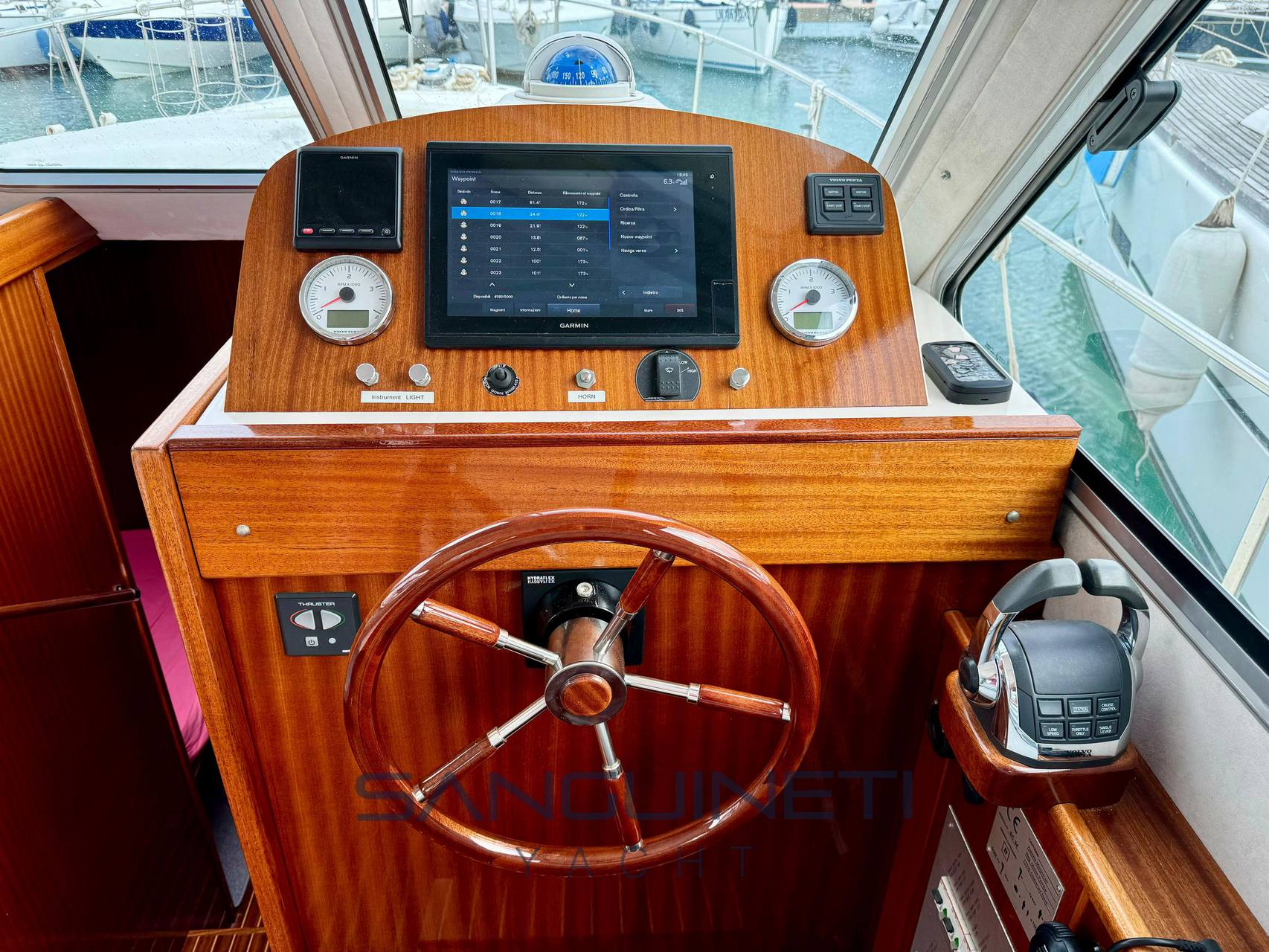 Sciallino 34 fly Instruments de navigation