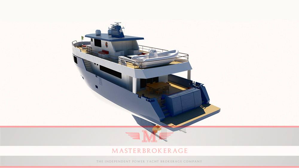 Cantieri mostes genova Audace ice Motorboot