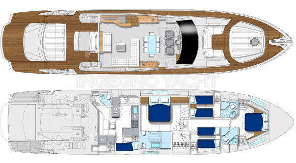 Pershing 82 vhp Motor boat used for sale