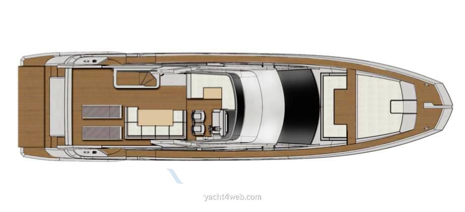 Azimut 66 fly Barco de motor usado para venta