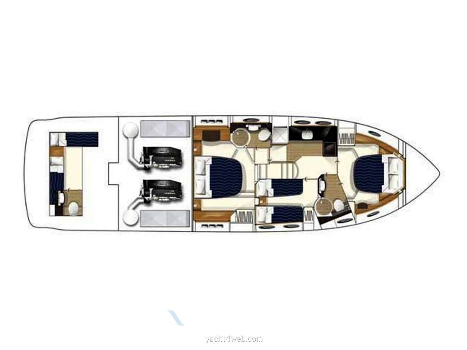 Princess yachts 58 usato