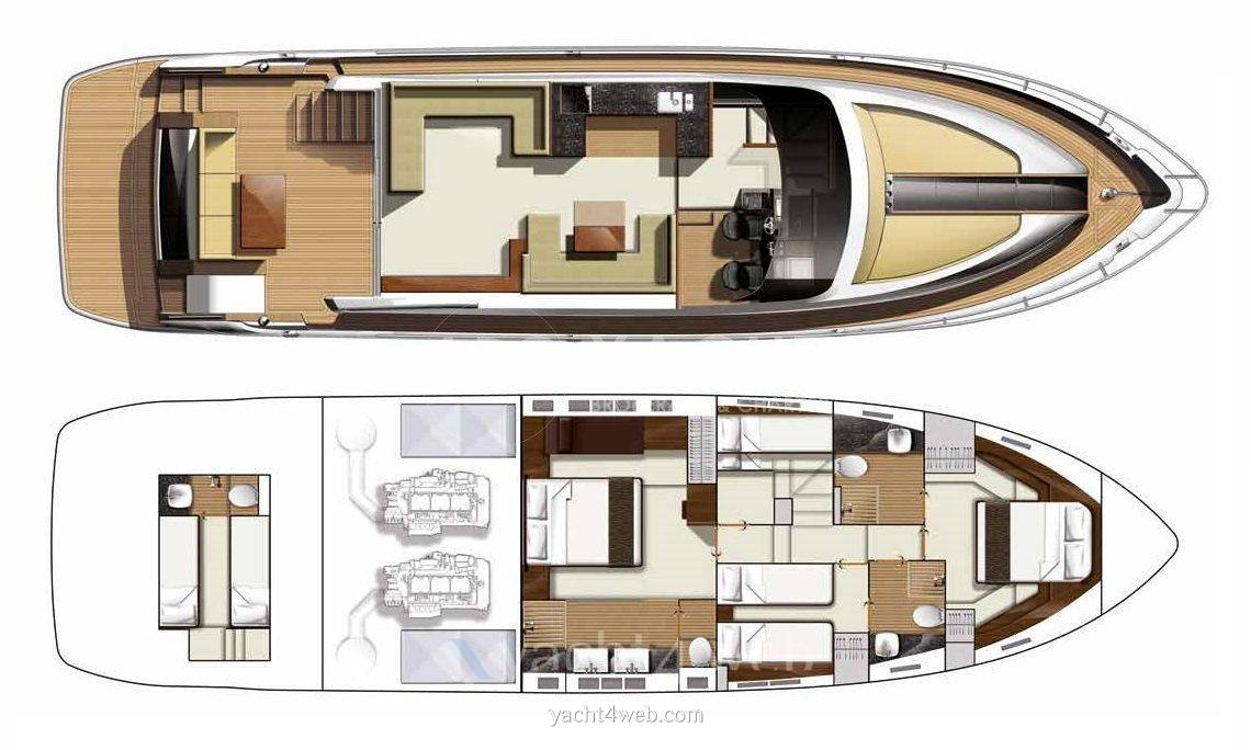 Fairline Squadron 65 Barco de motor usado para venta