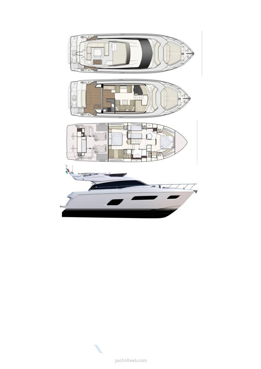 Ferretti yachts 550 机动船 用于销售